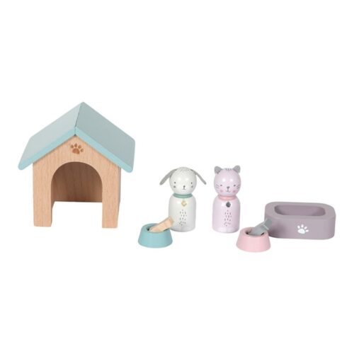 Set de Mascotas para Casa de Muñecas Little Dutch
