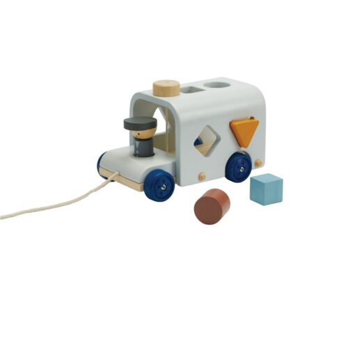 Autobus Escolar Encajable Orchard Plantoys