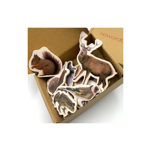 Imanes de Bambú de Animales del Bosque Nowordbooks