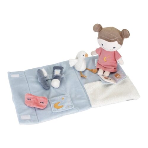 Playset Noche Fuera con Muñeca Blandita Rosa Little Dutch