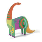 Dinosaurios colorea construye y juega