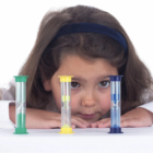 Set de tres relojes de arena