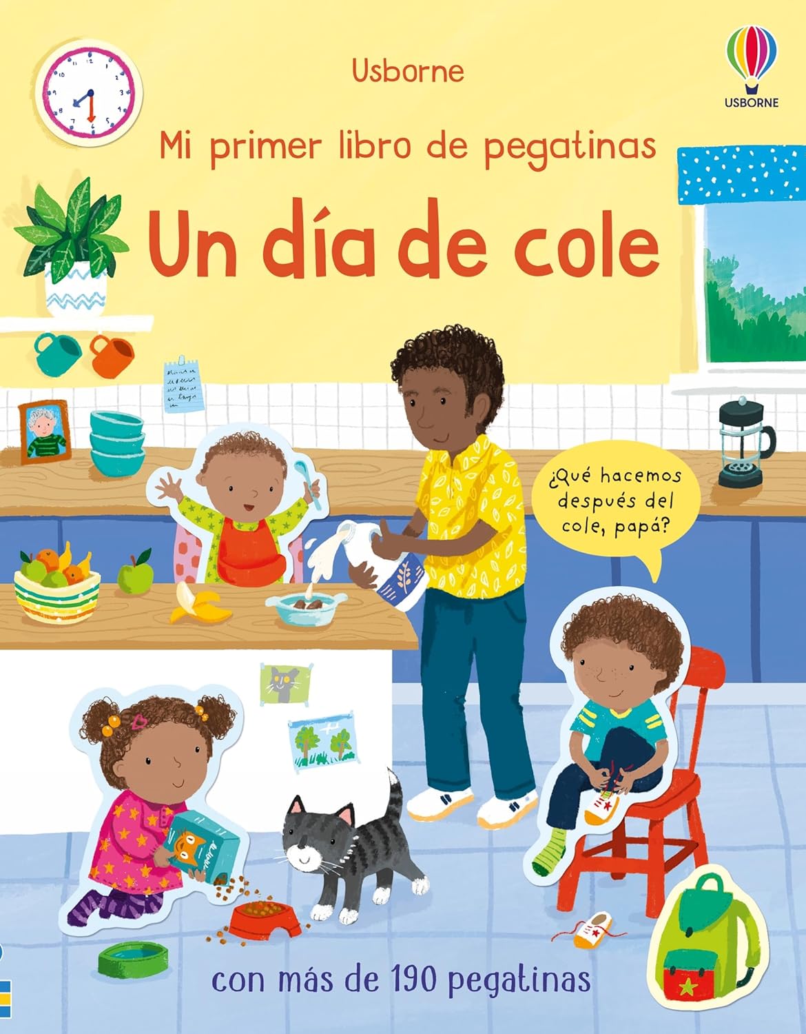 Un día de cole (Mi primer libro de pegatinas) UN DIA DE COLE MI PRIMER LIBRO DE PEGATINAS