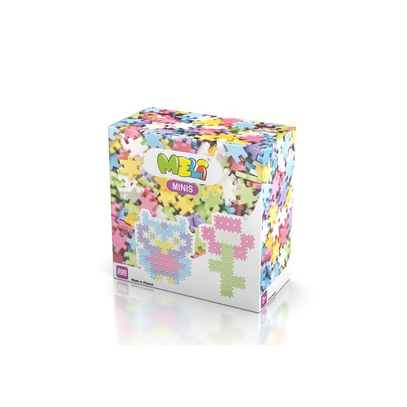 juego1 Bloques Meli Minis Pastel 200pcs