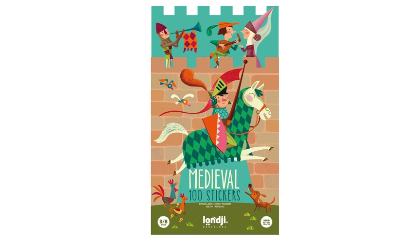 MEDIEVAL STICKERS (SET 6) Medieval Stickers Londji