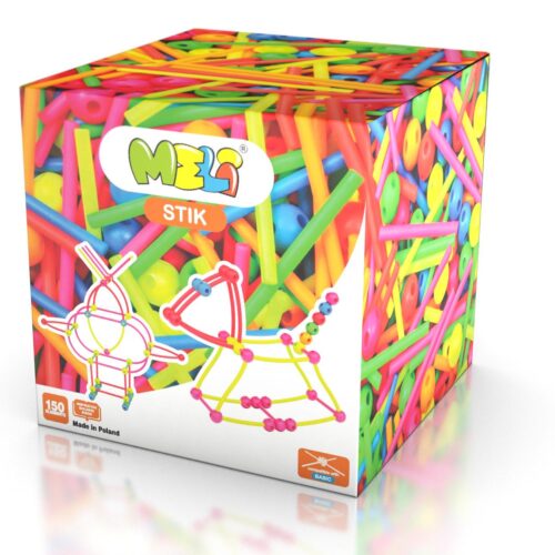 Bloques Meli Stik Neón 150 pcs