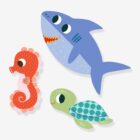 Pegatinas Animales del Mar Djeco