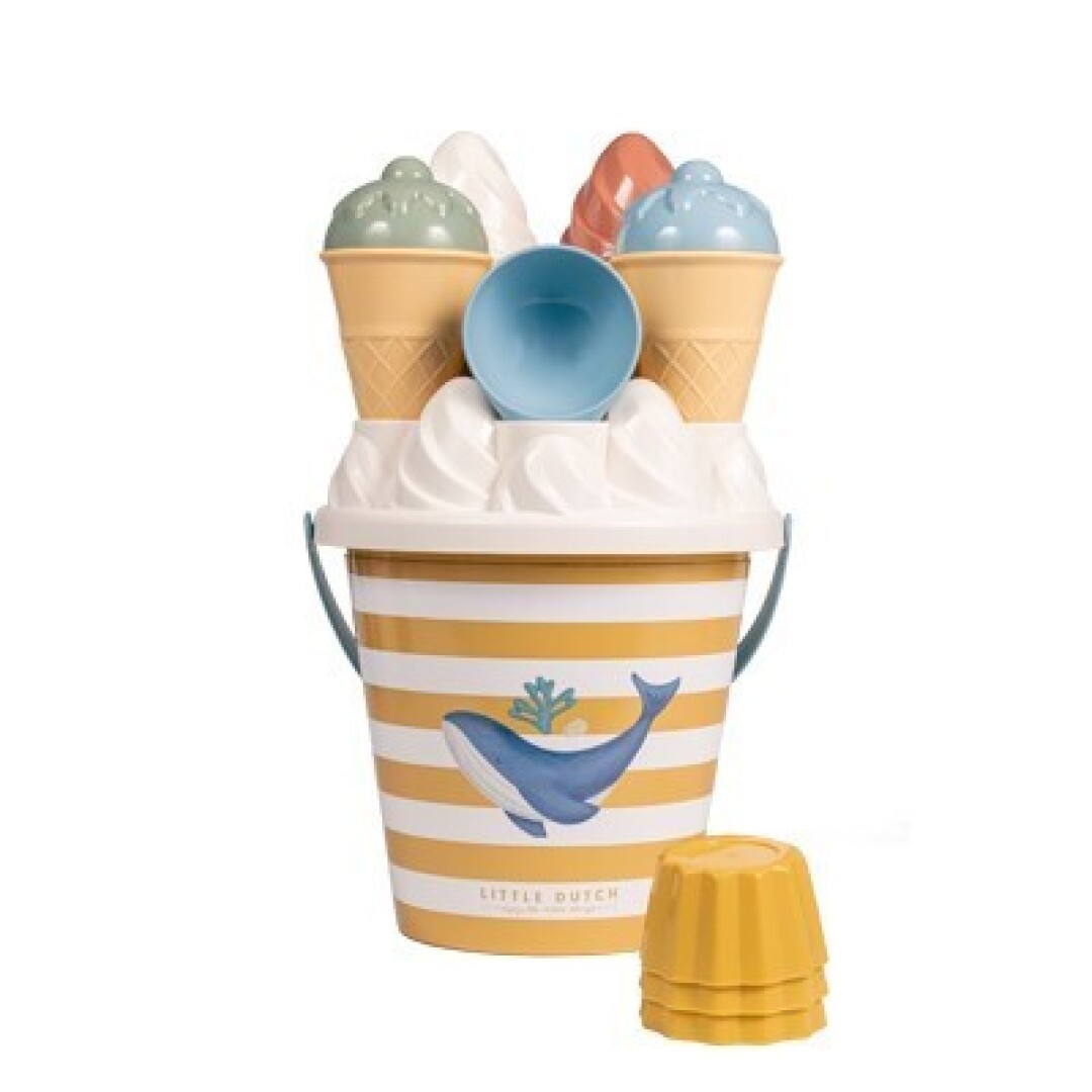 SET PLAYA HELADOS OCEAN DREAMS AZUL LITT Set de Playa Helados Ocean Dreams Little Dutch