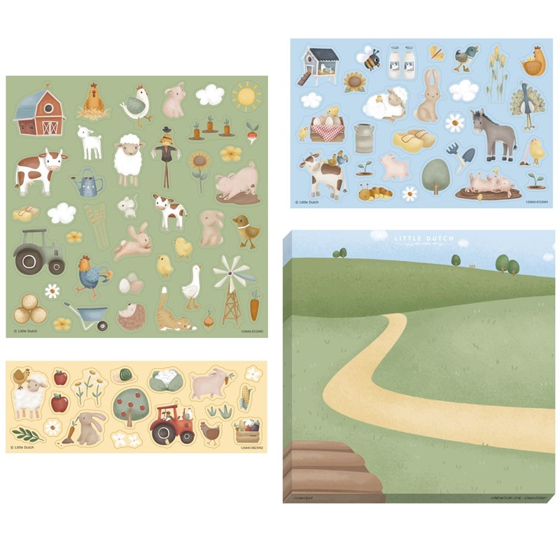 Set de Pegatinas Little Farm Little Dutch