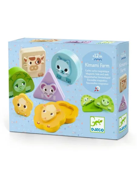 Juego Magnético encajable Kimami Granja Djeco