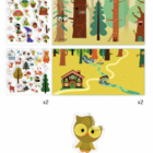 Pegatinas Reposicionables Cuentos el Bosque Mágico Djeco