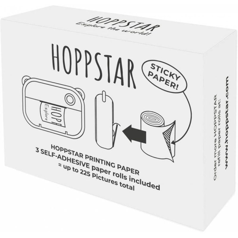 juego1 Hoppstar Recarga 3 rollos Papel Adhesivo