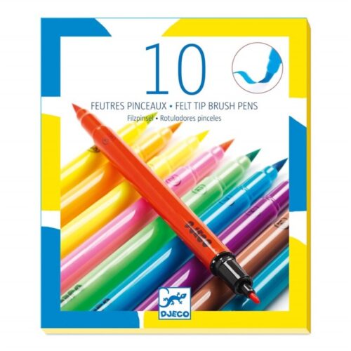 Rotuladores Pincel Pop 10 unidades Djeco
