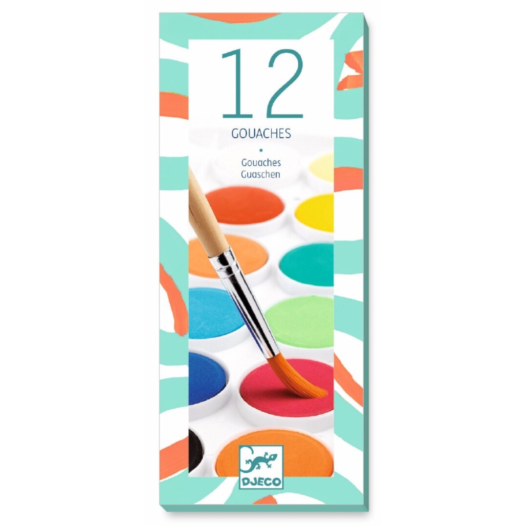 Colores 12 pinturas aguadas clásicas (mín. 2 u.) Acuarelas 12 Colores Clásicos