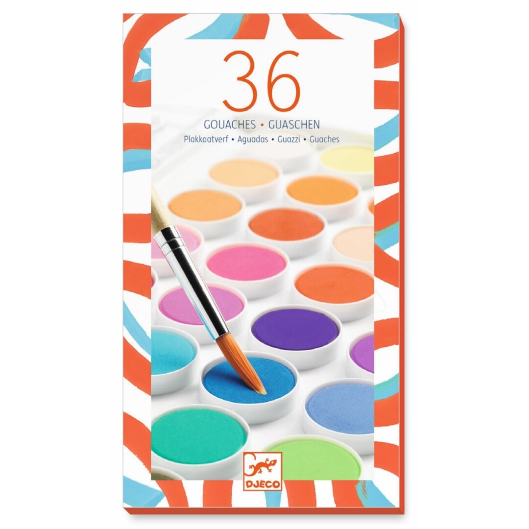 Colores 36 pinturas aguadas Colores 36 pinturas aguadas