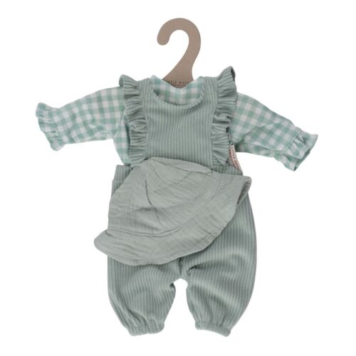 Ropita Vichy Verde para Muñeca Little Dutch