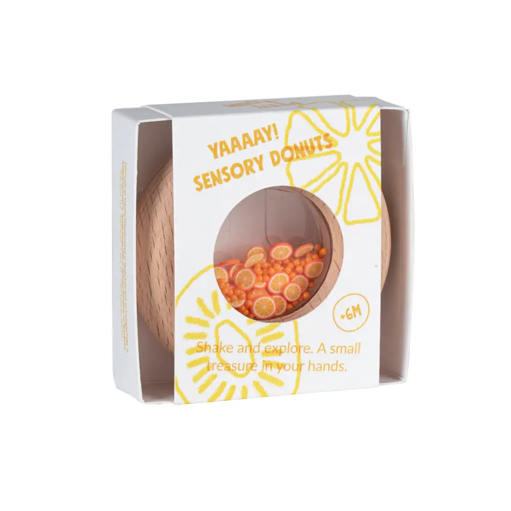 SENSORY Donuts naranjas Petit Boum Donut Sensorial Naranjas
