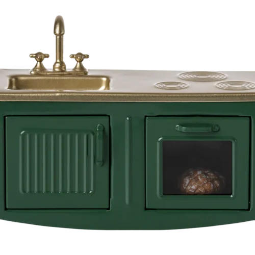 Cocina Ratón Verde Oscuro Maileg
