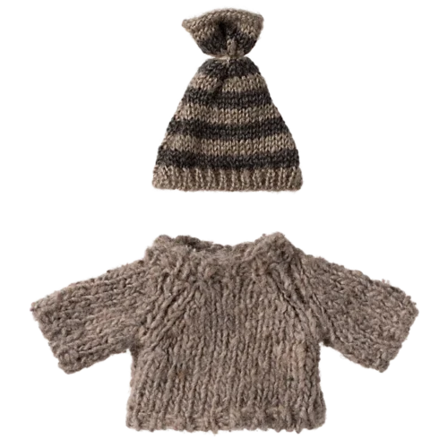 Jersey y gorro de punto Ratón hermano mayor Maileg