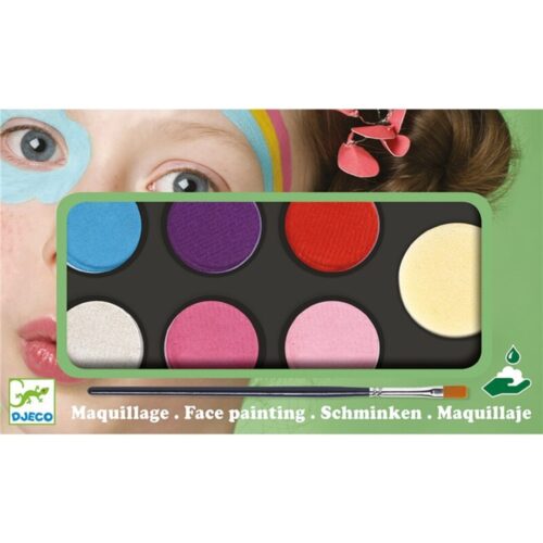 Estuche de maquillaje paleta 6 colores Dulces