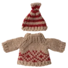 Jersey y gorro de punto Mamá Ratón Maileg