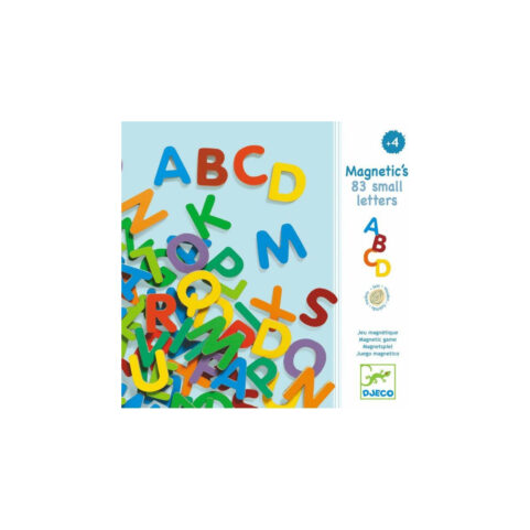83 Letras Magneticas Pequenas Djeco