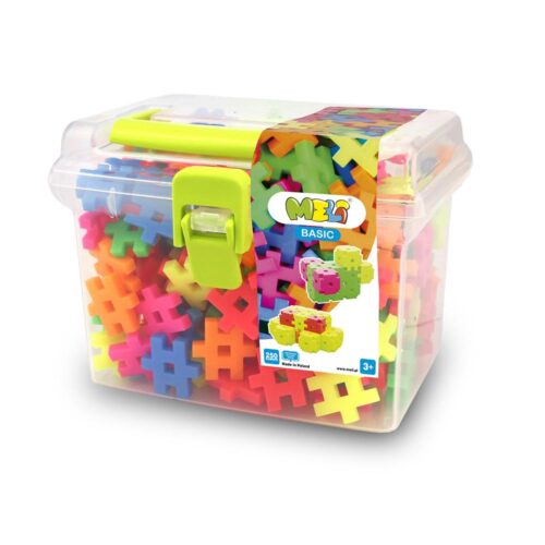 Bloques Meli Basic Neón Travel Box 250 piezas