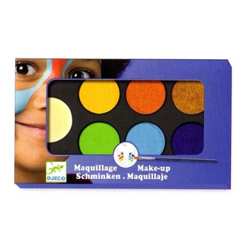 Estuche de maquillaje paleta 6 colores Natural Djeco
