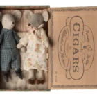 Abuela y Abuelo Ratón en caja Maileg