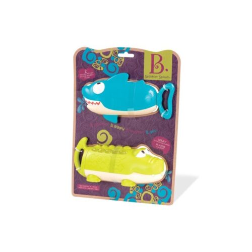 Splishin´splash Disparadores de Agua Tiburón y Cocodrilo