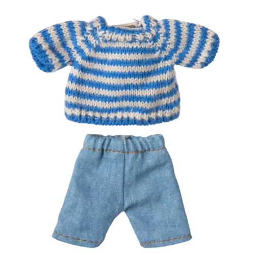 Jersey y pantalones de punto Ratón hermano mayor Maileg