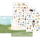 Pegatinas para Ventana Rosa and Friends Little Dutch