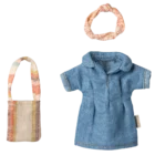 Vestido y Bolso Vaquero Mamá Ratón Maileg