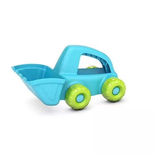 Camión con Pala Azul y Verde BiBio
