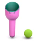 Set de Palas y Tamiz con Pelota Rosa y Turquesa BiBio