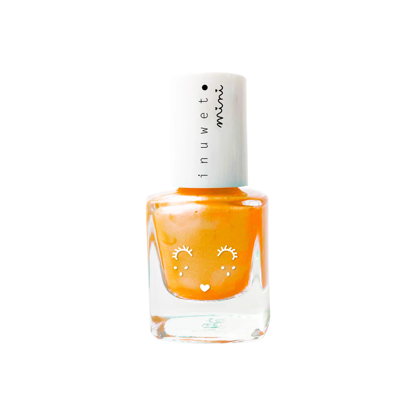 Esmalte de uñas a base de agua Naranja Neón olor Mango