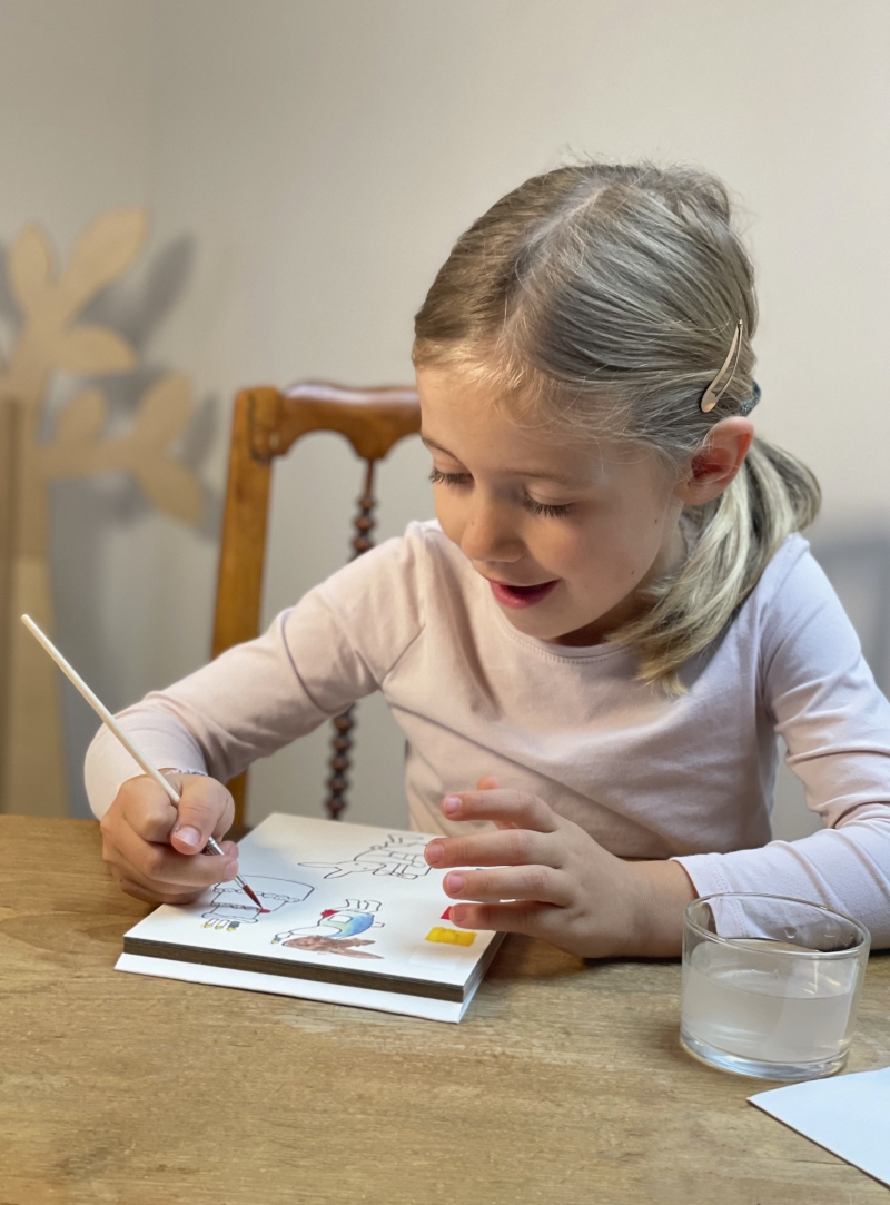 Imanes para Colorear con Acuarela Seca Egmont Toys