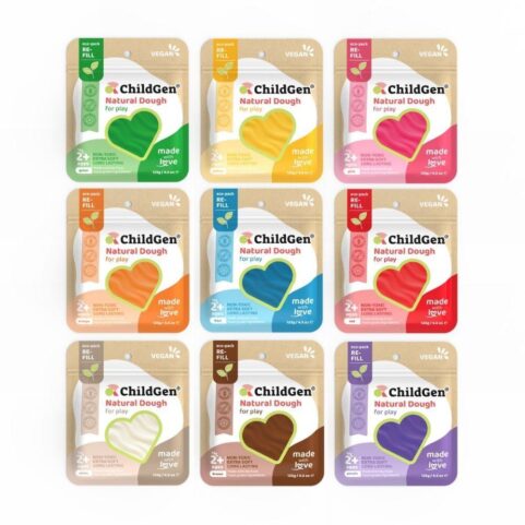 Plastilina natural color Marrón bolsita 125 gr. Child Gen