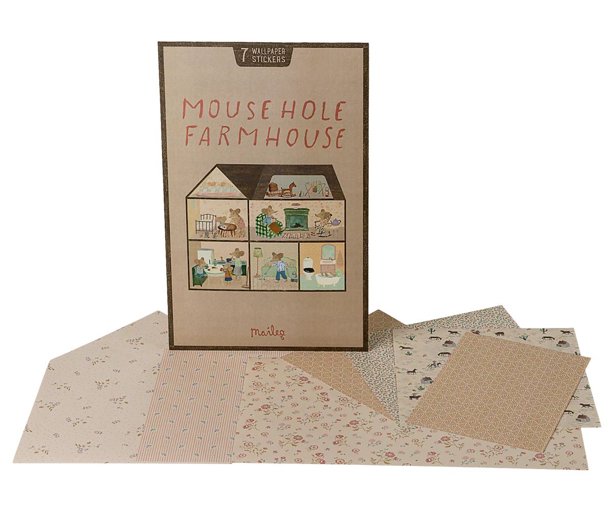 pegatinas1 Pegatina de papel de pared - Farmhouse 7 uds Maileg