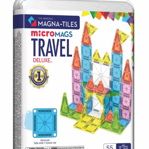 MicroMAGS Travel Set Luxe 55 piezas Magna-Tiles
