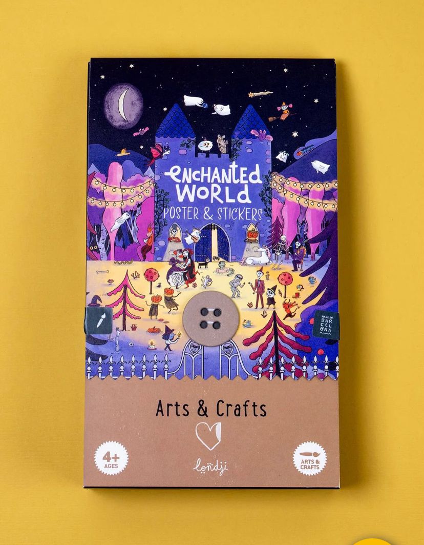 juego1 Activities Enchanted Poster and Stickers Londji