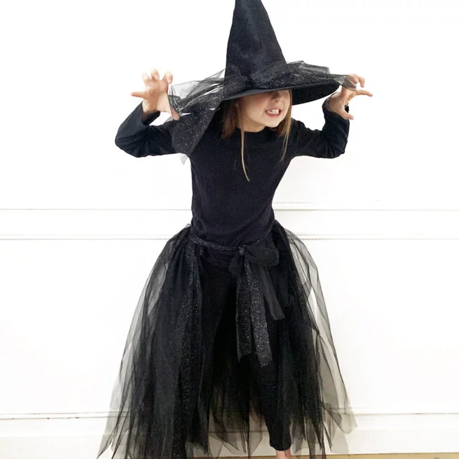 Witch disguise kit – Black 0 Set de Bruja Negro Ratatam