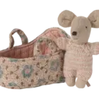 Bebe Raton en Capazo Rosa Maileg