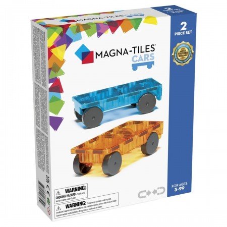 Magna-Tiles Extra Cars 2 uds. Azul y Naranja