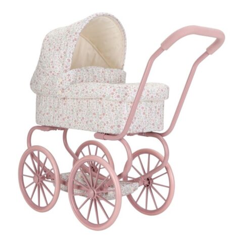 Carrito de Muñecas Metal Flores Capazo Little Dutch