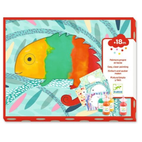 Pintura sin Mancharse Un pequeño pintarrajeo Djeco