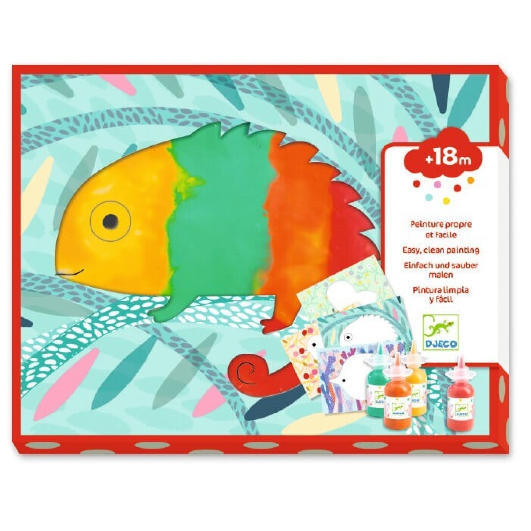 Pintura Un pequeño pintarrajeo Pintura sin Mancharse Un pequeño pintarrajeo Djeco