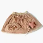 Duo de tutus Deva enfant/poupée et sa baguette magique Minikane avec étoile en tissu cassonade