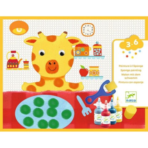 Pintura con esponja Las aventuras de los peluches Djeco