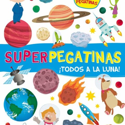 SUPERPEGATINAS TODOS A LA LUNA